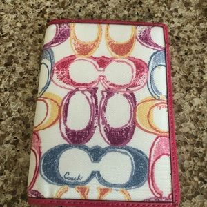 Coach passport holder